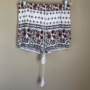 Floral flowy shorts. NEVER WORN!!